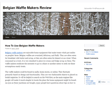 Tablet Screenshot of belgianwafflemakers.wordpress.com