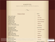 Tablet Screenshot of faucon.wordpress.com