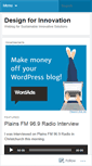 Mobile Screenshot of designforinnovation.wordpress.com