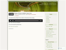 Tablet Screenshot of designforinnovation.wordpress.com