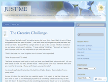 Tablet Screenshot of ablogjustforme.wordpress.com
