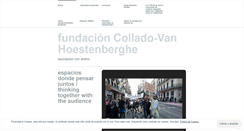 Desktop Screenshot of fundacioncolladovanhoestenberghe.wordpress.com