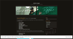 Desktop Screenshot of elusiverogue.wordpress.com