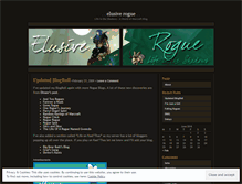 Tablet Screenshot of elusiverogue.wordpress.com