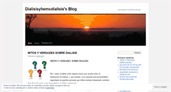 Desktop Screenshot of dialisisyhemodialisis.wordpress.com