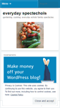 Mobile Screenshot of everydayspectechols.wordpress.com