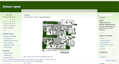Desktop Screenshot of estacaoligada.wordpress.com