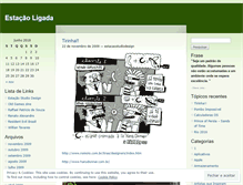 Tablet Screenshot of estacaoligada.wordpress.com