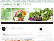 Tablet Screenshot of monbiochou.wordpress.com