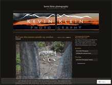 Tablet Screenshot of kevinkleinphotography.wordpress.com