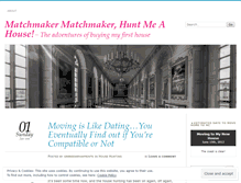 Tablet Screenshot of matchmakerhuntmeahouse.wordpress.com
