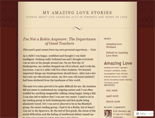 Tablet Screenshot of amazinglovestories.wordpress.com