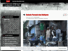 Tablet Screenshot of misteergalih.wordpress.com