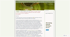 Desktop Screenshot of aplaceinspace.wordpress.com