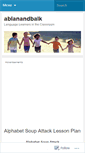 Mobile Screenshot of ablanandbalk.wordpress.com
