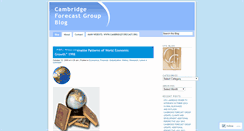 Desktop Screenshot of cambridgeforecast.wordpress.com