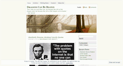 Desktop Screenshot of dragonscanbebeaten.wordpress.com
