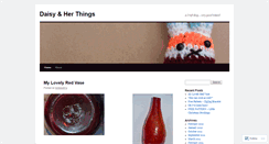 Desktop Screenshot of daisyandherthings.wordpress.com