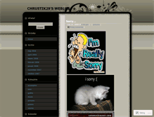 Tablet Screenshot of chrustik29.wordpress.com