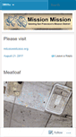 Mobile Screenshot of missionmission.wordpress.com