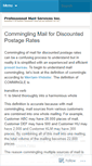 Mobile Screenshot of mailpros.wordpress.com
