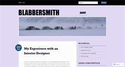 Desktop Screenshot of blabbersmith.wordpress.com