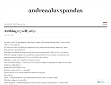 Tablet Screenshot of andreaaluvspandas.wordpress.com