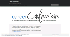 Desktop Screenshot of careerconfessions.wordpress.com
