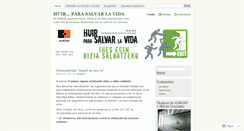 Desktop Screenshot of desplazadas.wordpress.com