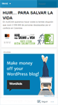 Mobile Screenshot of desplazadas.wordpress.com