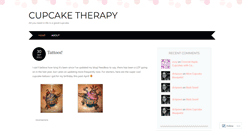 Desktop Screenshot of cupcaketherapy.wordpress.com