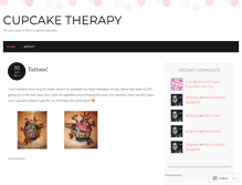 Tablet Screenshot of cupcaketherapy.wordpress.com