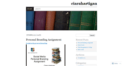 Desktop Screenshot of ciarahartigan.wordpress.com
