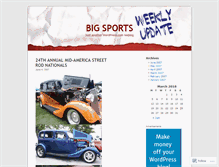 Tablet Screenshot of bigsports.wordpress.com
