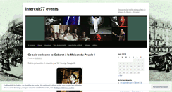 Desktop Screenshot of intercult77.wordpress.com