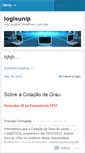 Mobile Screenshot of logisunip.wordpress.com