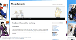 Desktop Screenshot of mangasynopsis.wordpress.com