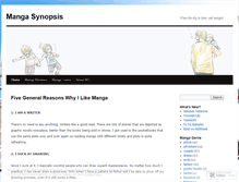 Tablet Screenshot of mangasynopsis.wordpress.com