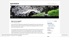 Desktop Screenshot of isportwatch.wordpress.com