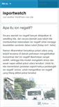 Mobile Screenshot of isportwatch.wordpress.com