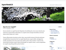 Tablet Screenshot of isportwatch.wordpress.com