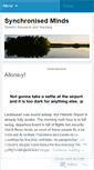 Mobile Screenshot of mindsync.wordpress.com