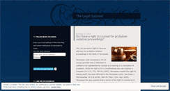 Desktop Screenshot of legaloptimist.wordpress.com