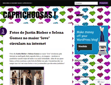 Tablet Screenshot of caprichoosas.wordpress.com