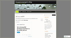 Desktop Screenshot of anupamunasinghe.wordpress.com