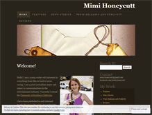 Tablet Screenshot of mimihoneycutt.wordpress.com