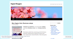 Desktop Screenshot of ingosknygos.wordpress.com