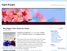 Tablet Screenshot of ingosknygos.wordpress.com