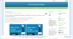 Desktop Screenshot of blogwidgetts.wordpress.com