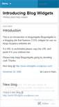 Mobile Screenshot of blogwidgetts.wordpress.com